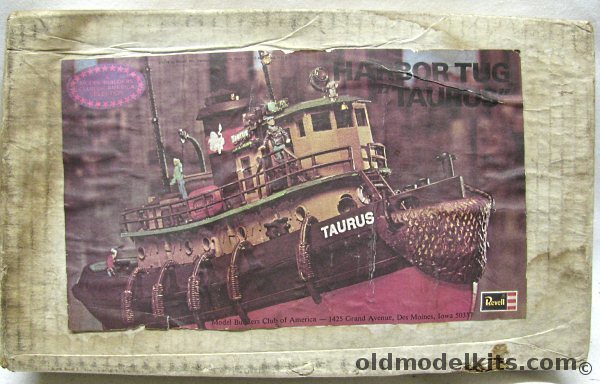 Revell 1/108 Harbor Tug Taurus / Gowanus / Los Angeles -  (ex-Long Beach) Young Model Builders Club Issue, H314 plastic model kit